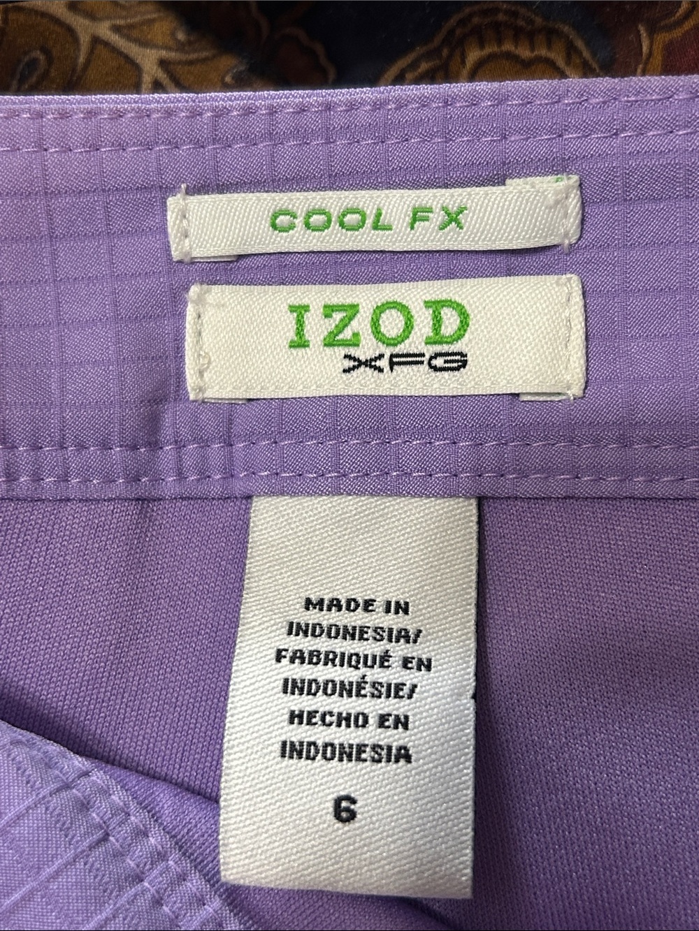 Izod Lavender Pleated Golf Skirt - Picture 2 of 8